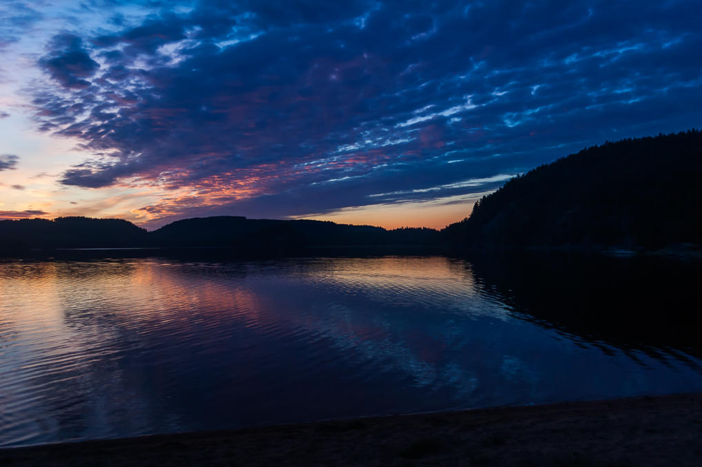 Sunset at Övre Föllingen