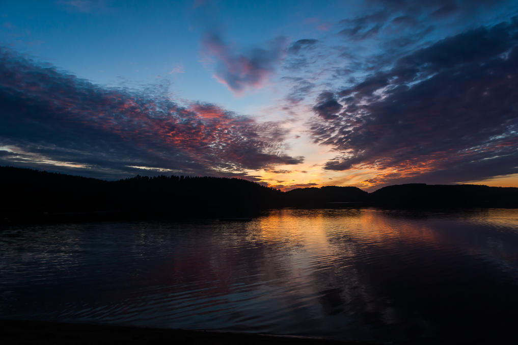 Sunset at Övre Föllingen