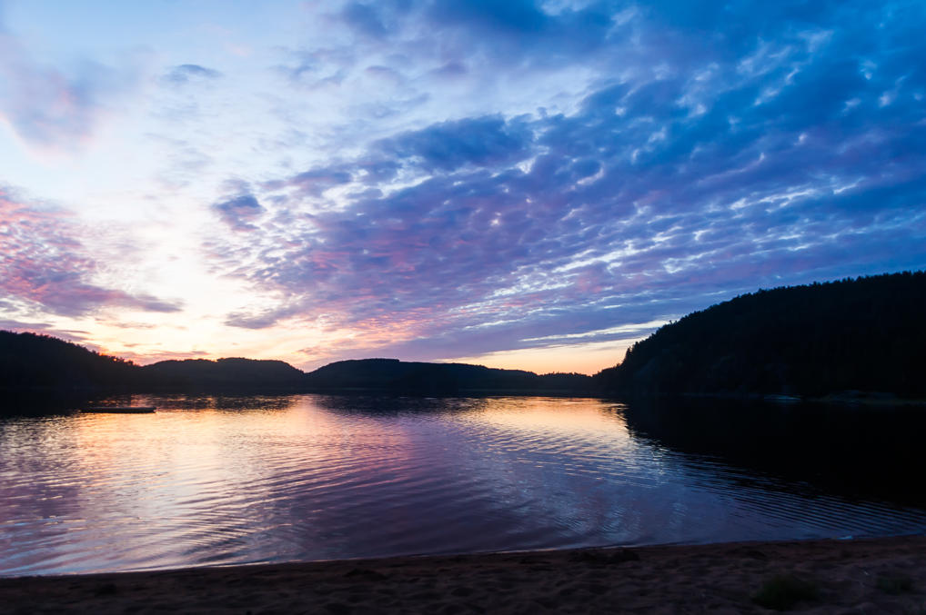 Sunset at Övre Föllingen