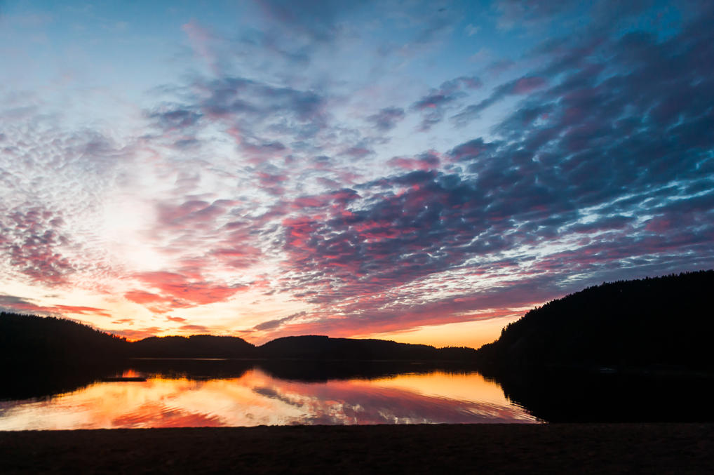 Sunset at Övre Föllingen