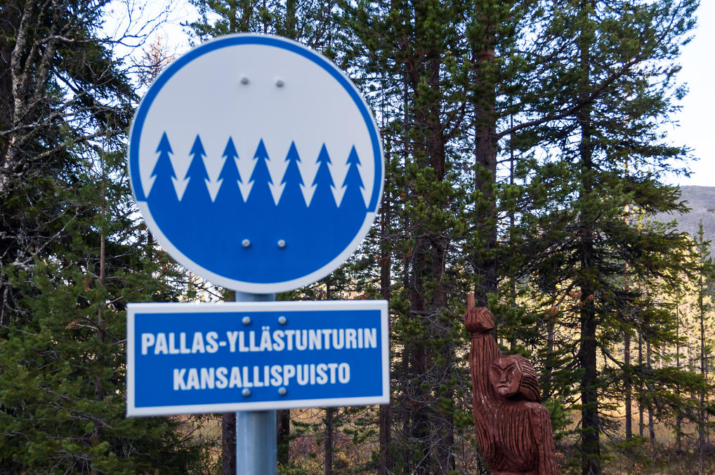 National park sign