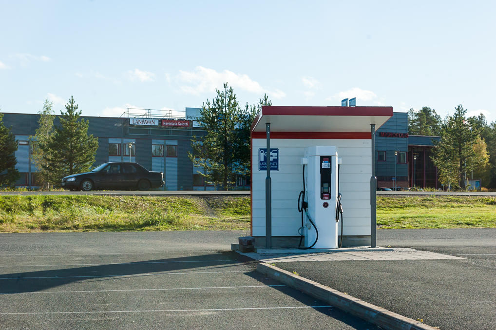 Electric car charging station