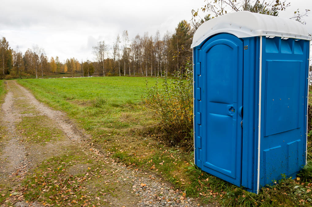 Porta potty at Koljonvirta
