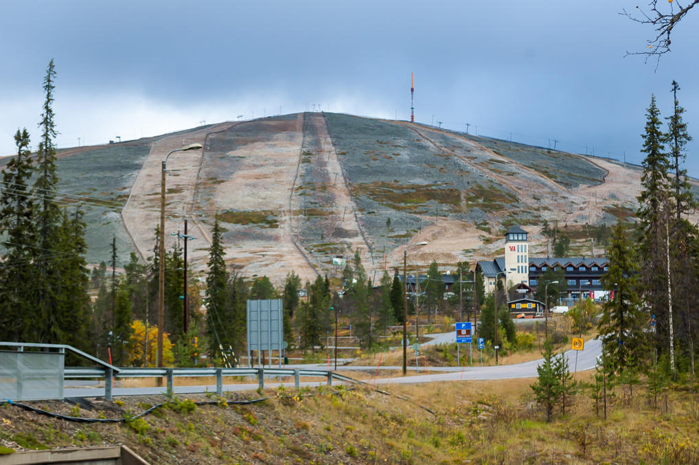 Ylläs skiing slopes