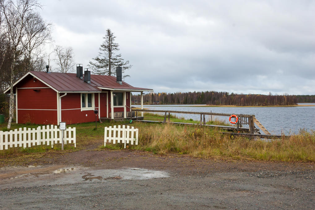 Sauna at Äkäslompolo Lake