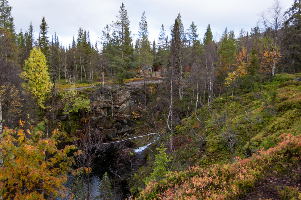 Varkaanoja waterfall