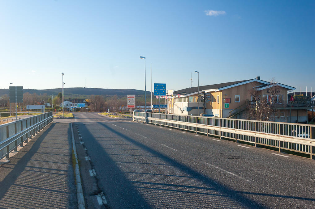 Swedish half of Karesuando Bridge