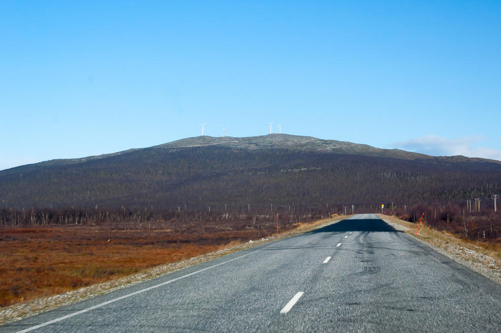 Recent roadworks on Northern Lights Road