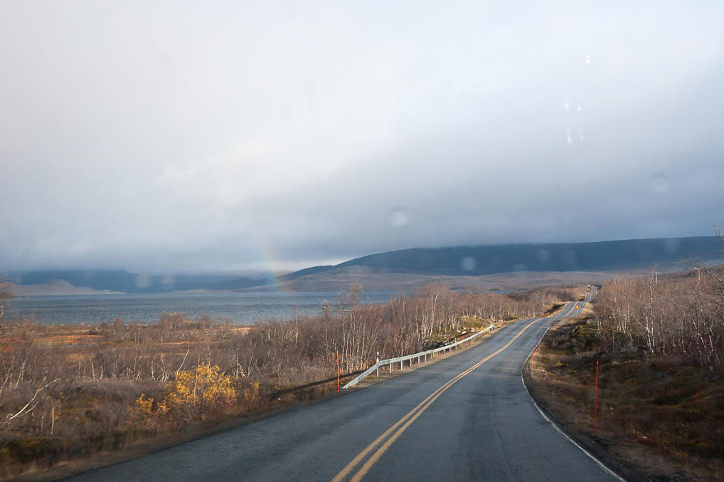 Rainbow over Kilpisjärvi
