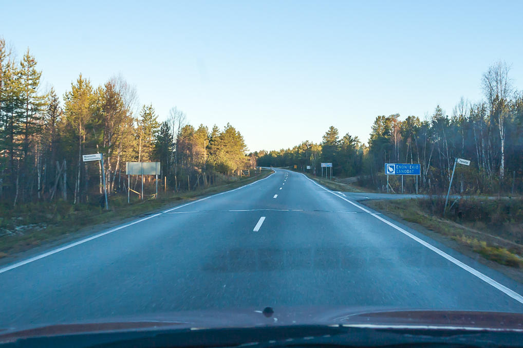 Entering Enontekiö