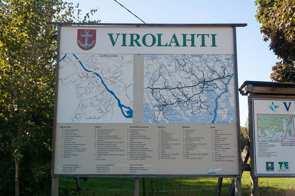 Map of Virolahti