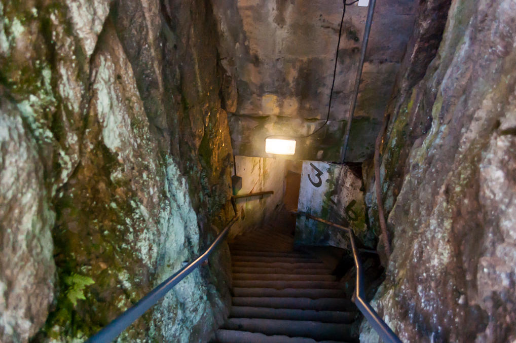 Bunker stairway