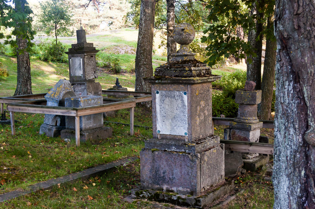 Russian graveyard