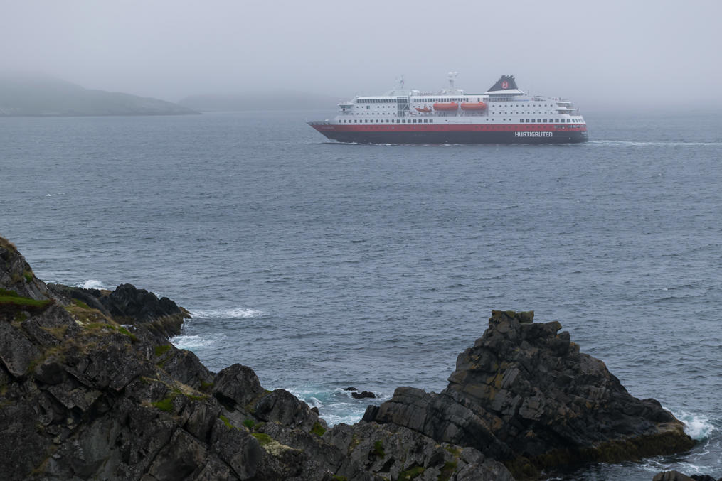 Hurtigruten approaching Vardø