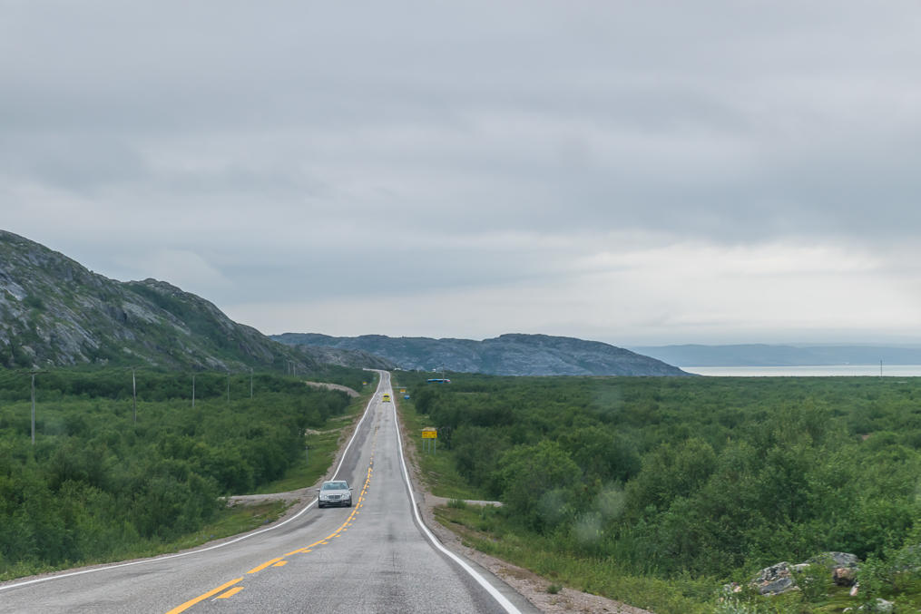 Route E6 between Kirkenes and Varangerbotn