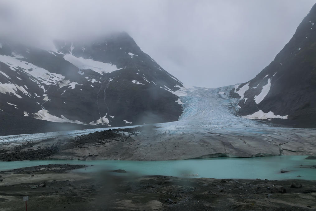 Steindalsbreen Glacier in Lyngen Alps