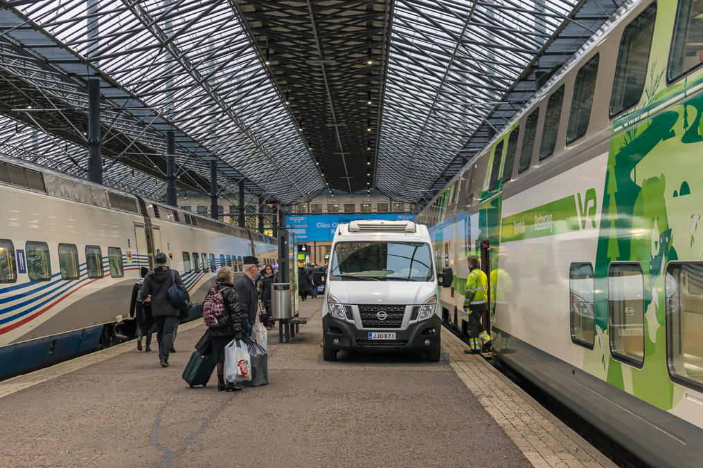 Helsinki Railway Station platform