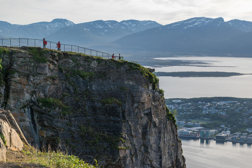 Storsteinen viewpoint above Tromsø