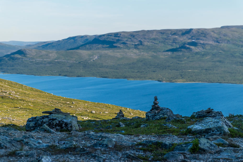 View of the Kilpisjärvi Lake from Treriksröset trail