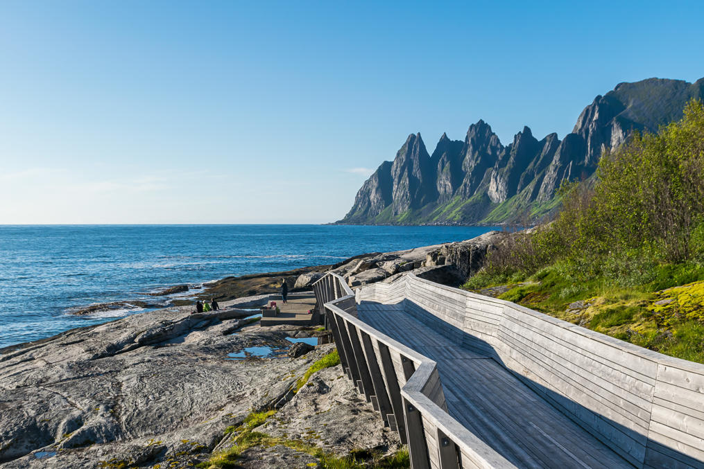 Tungeneset rest area on Senja Island