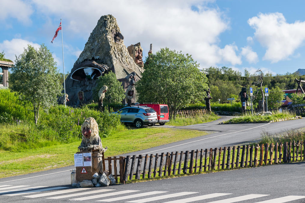 Senjatrollet Park on Senja Island