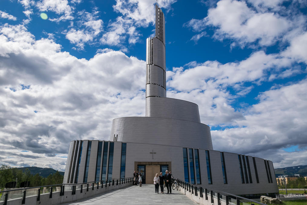 Northern Lights Cathedral in Alta