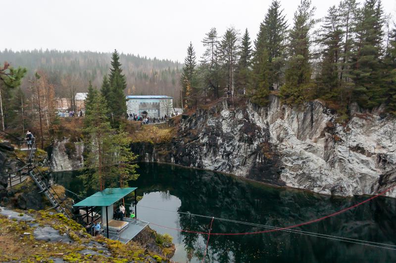 Ruskeala marble quarry