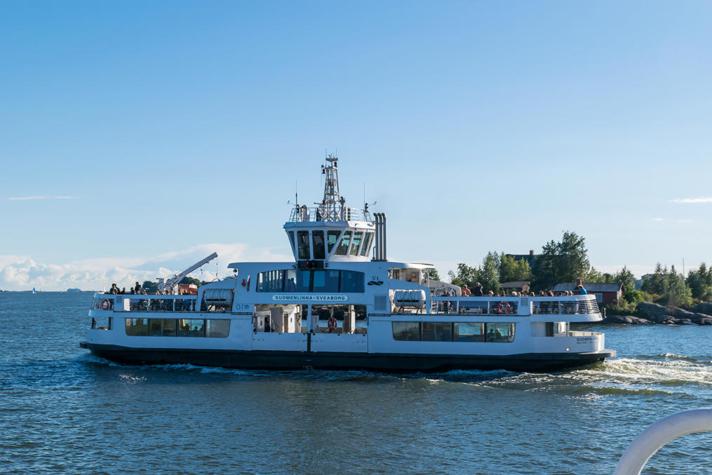 Suomenlinna II ferry in crossing