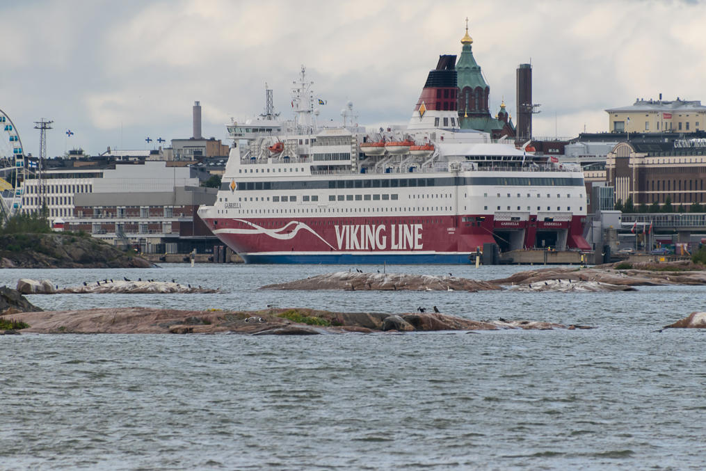 Viking Line Gabriella cruiseferry at Katajanokka terminal