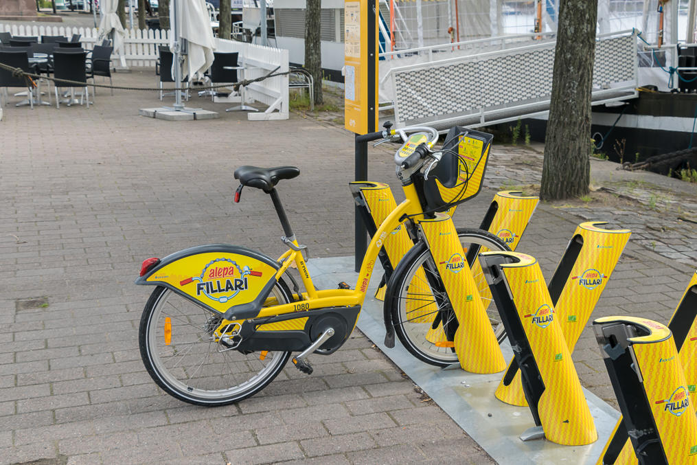 Citybike station in Helsinki