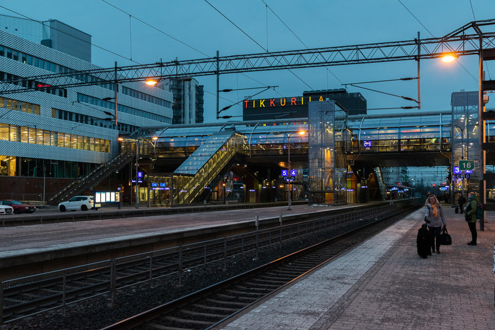 Tikkurila station in Vantaa, a major hub station