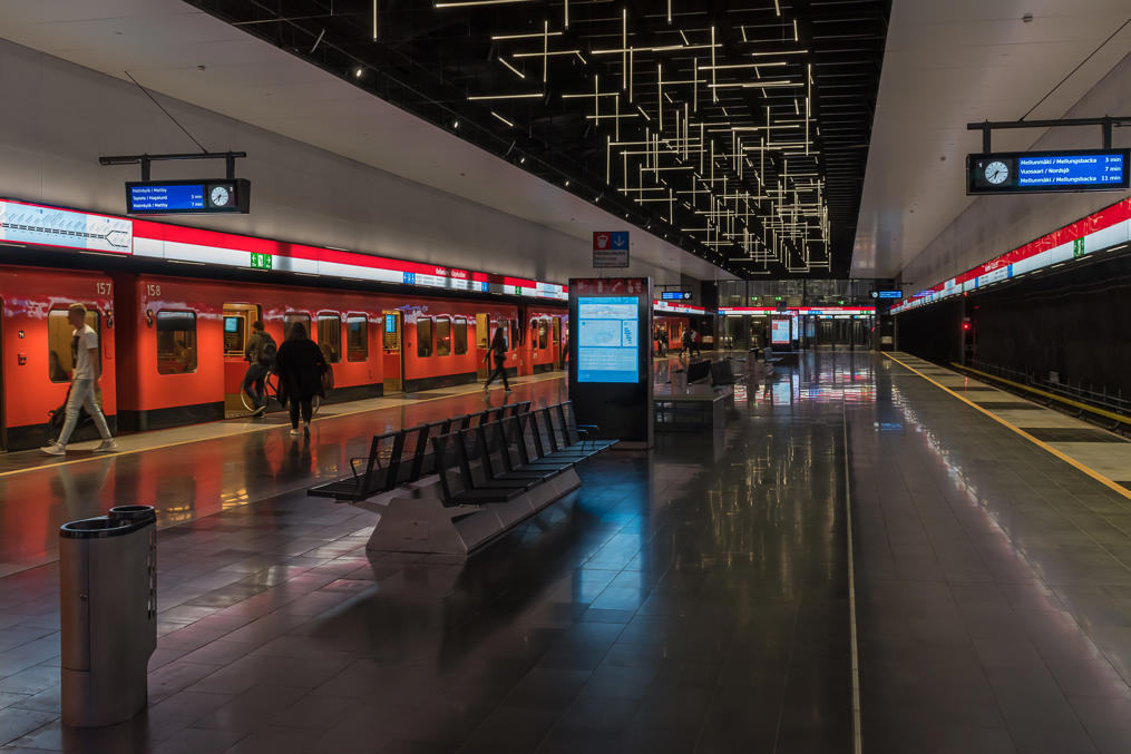Keilaniemi station of Western Metro