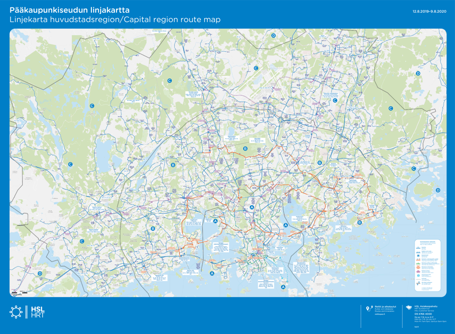 Bus scheme (complete public transport scheme really).  Includes only capital region, not outer commuter cities.  Source: HSL