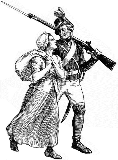 Lotta Svärd, illustration by Albert Edelfelt