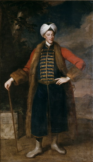 Даниэль Каянус, на портрете британского художника Эноха Симана, 1734, изображение из вики