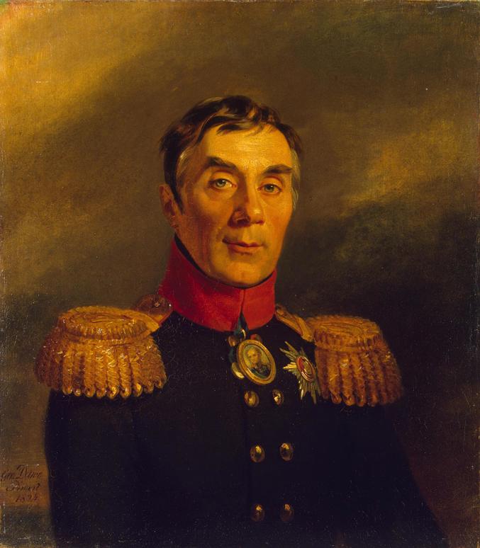 Аракчеев.  Портрет Дж. Доу, 1824.  Источник: вики