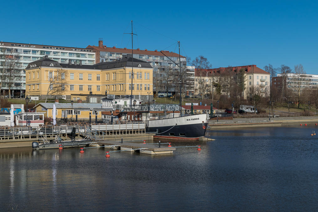 Osa Vaasan rannasta keskustassa