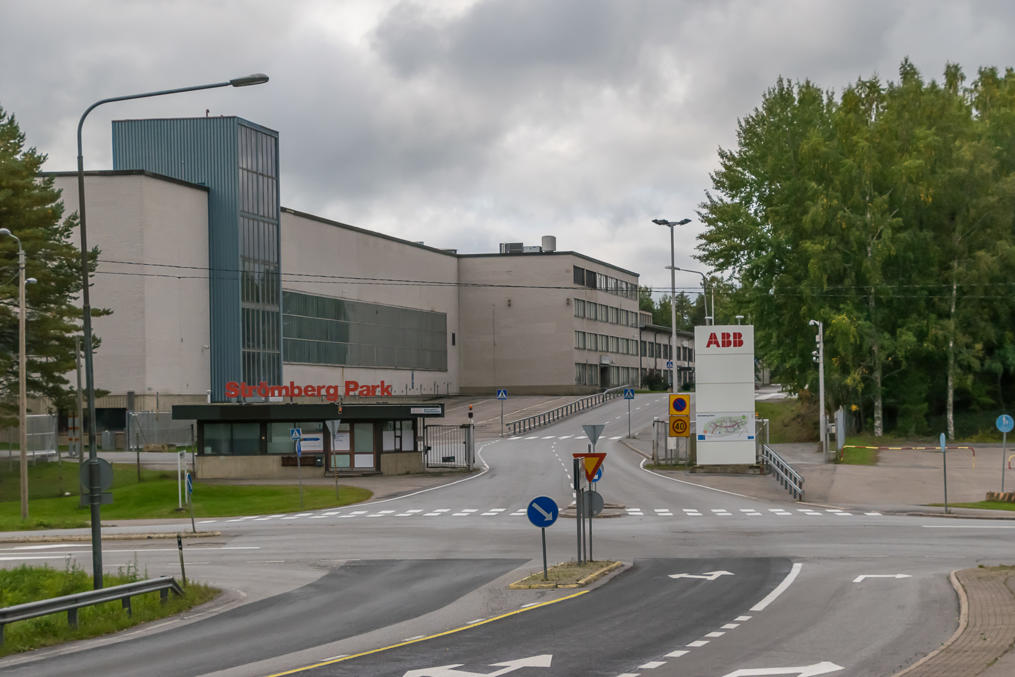 ABB quarters, still named Strömberg Park, occupy a rather large area