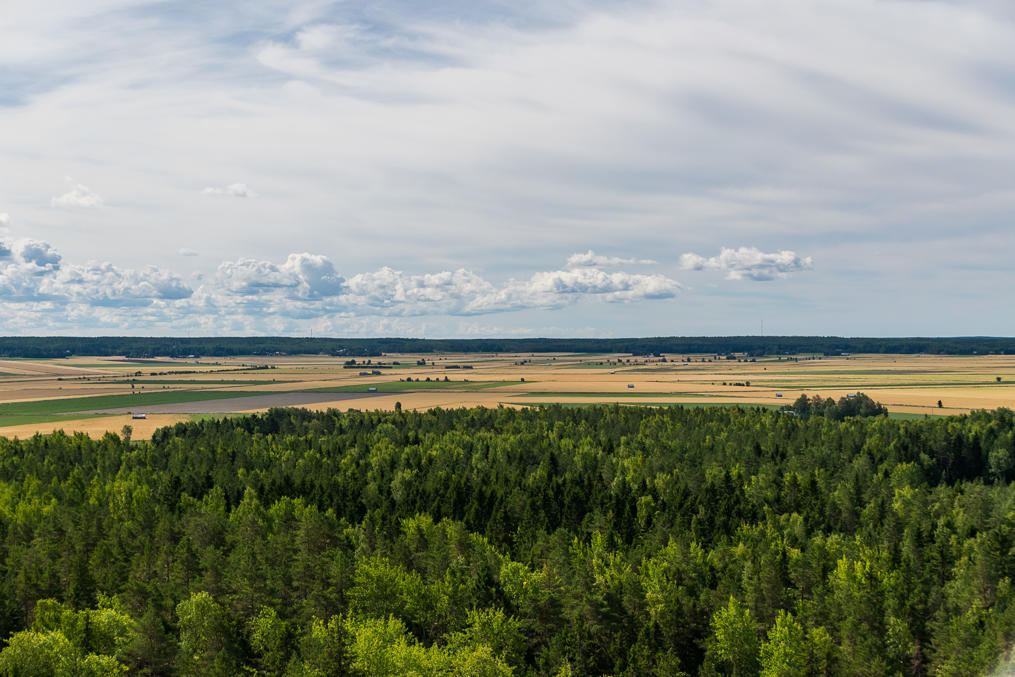 Вид на Сёдерфьерден с холма Эйбергет