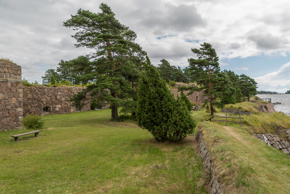 Крепость Свартхольм, доступна только летом на теплоходике